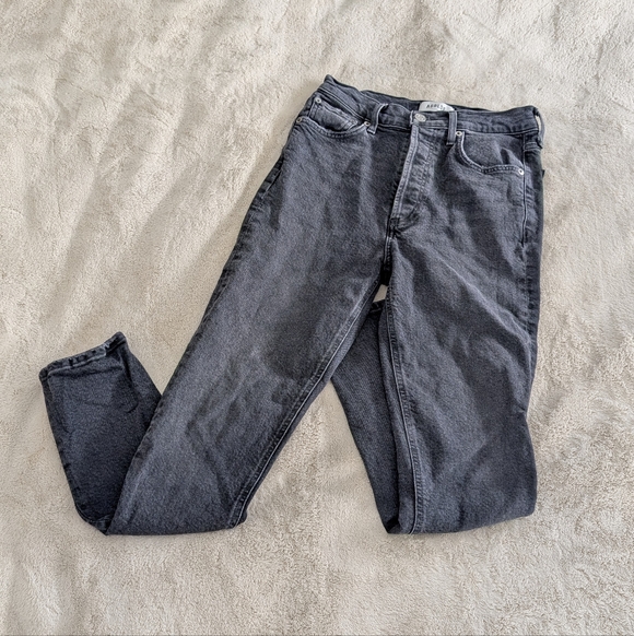 Agolde Denim - Agolde Women's Nico Black Skinny Jeans, Size 25